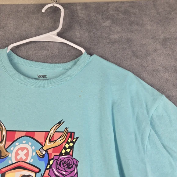 Vans One Piece Chopper Light Blue T-shirt Medium - Picture 3 of 8